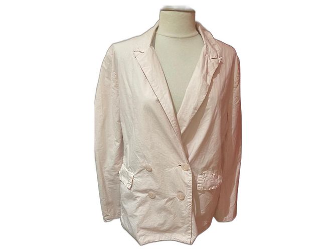 Chaqueta Casey-Casey de algodón rosa claro