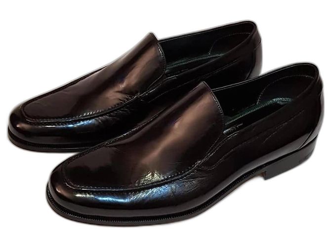 Silvano Lattanzi Mocassin en Tripon Noir