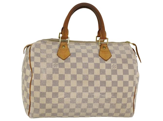 Louis Vuitton Damier Azur Speedy 30 Hand Bag N41533 LV Auth 47219  ref.992370