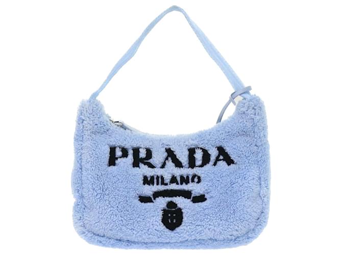 Prada Re-edition Blue Fur  ref.992593