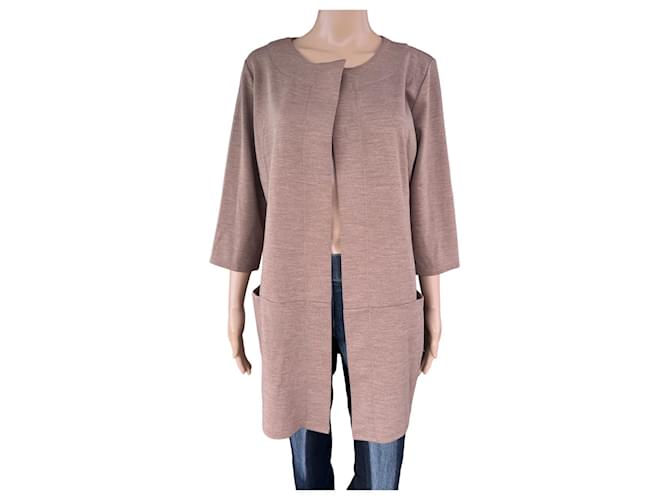 Marella Knitwear Beige Wool  ref.992599