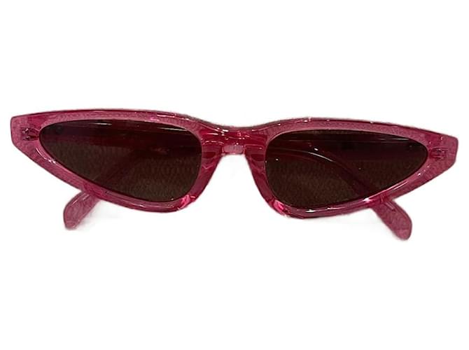 Celine Cat-eye Acetate Sunglasses in Pink