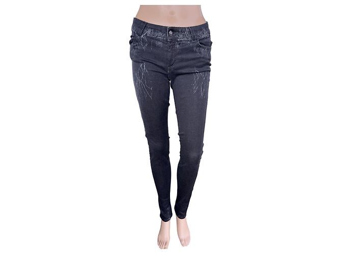 Vaqueros pitillo Designers Remix MoonlegS3 negros Gris