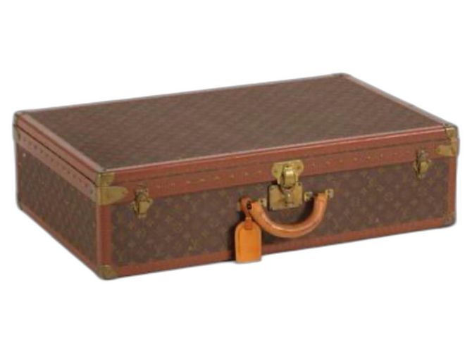 Louis Vuitton Alzer Monogram Canvas e Couro Marrom