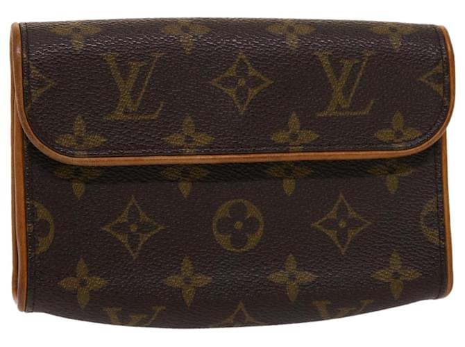 Louis Vuitton Pochette Florentine Brown Cloth  ref.992957