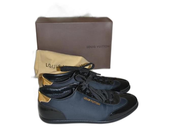 Louis Vuitton Black Archlight Sneakers Brown Cloth Nylon Cloth ref