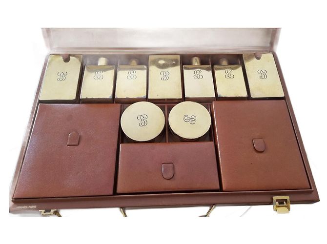 Hermès Men's Toiletry Briefcase Caramel