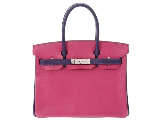 Hermès HERMES BIRKIN 30 Pink Leder  ref.993332