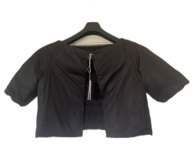 BOLERINO/CAPPA VALENTINO VINTAGE DOUBLE FACE Nero