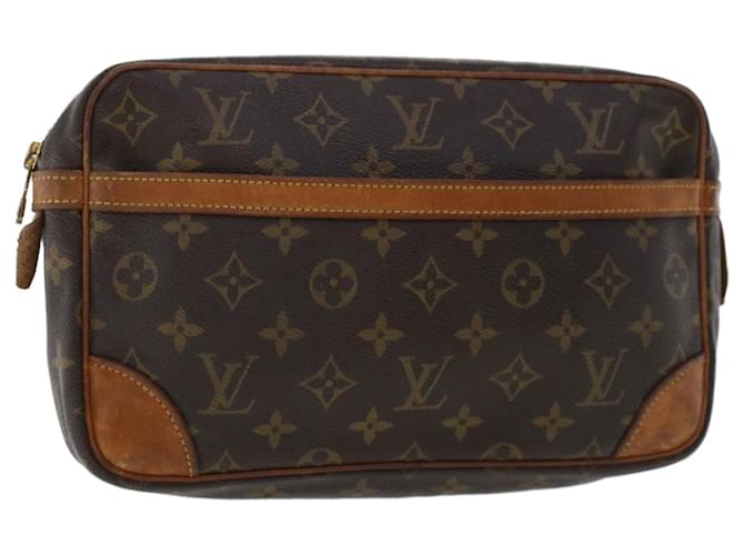 Louis Vuitton Monogram Compiegne 28 Clutch Bag M51845 LV Auth 47453 Cloth  ref.993440