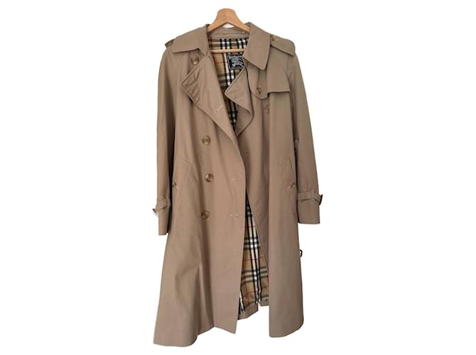 Burberry Trench coats Beige Cotton  ref.993517