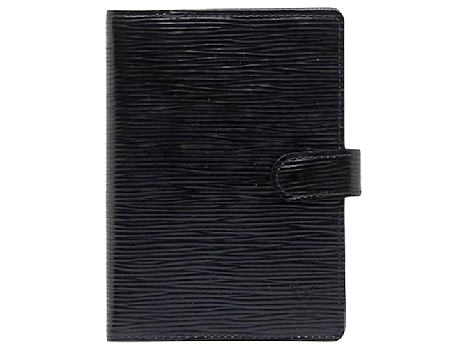 Louis Vuitton Agenda PM Black Leather  ref.993578