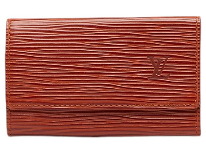 Louis Vuitton Multiclés Brown Leather  ref.993647