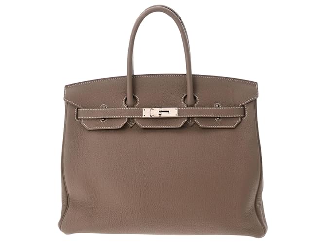 Hermès Birkin 35 Brown Leather  ref.993675