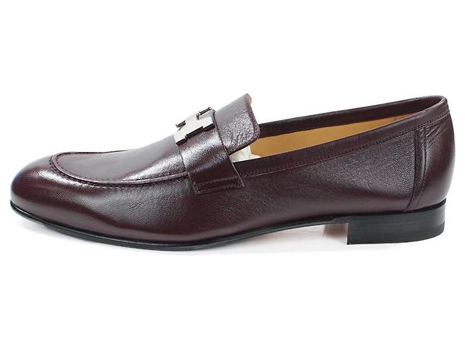 Hermès Mocassins Bordeaux