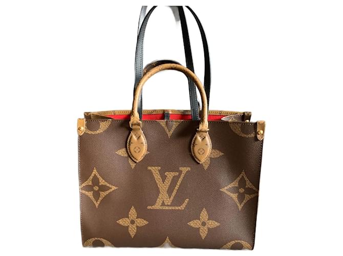 Louis Vuitton OnTheGo MM-Einkaufstasche Tuch  ref.993850