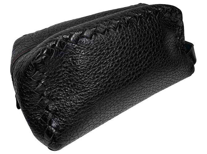Bottega Veneta  Leather clutch bag Black  ref.993929