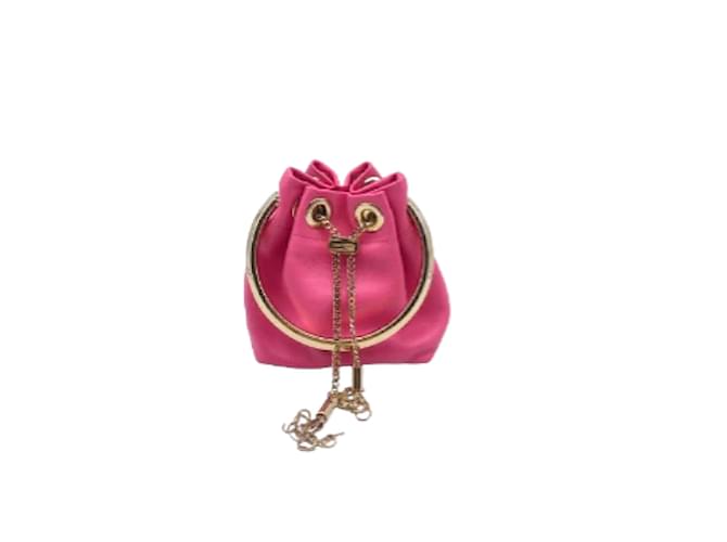 JIMMY CHOO  Handbags T.  leather Pink  ref.994002