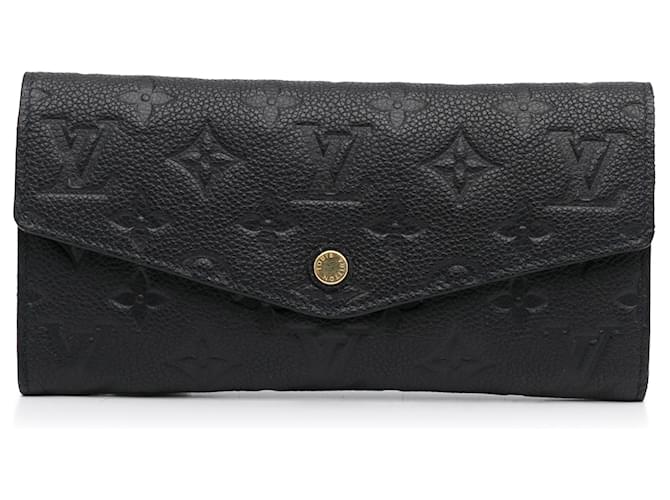 Louis Vuitton 2019 Empreinte Leather Sarah Wallet - Blue Wallets