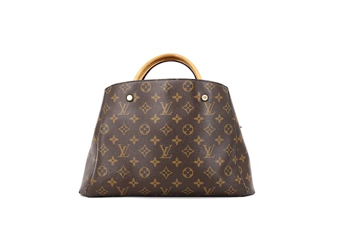 Louis Vuitton Monogram Montaigne MM Brown Cloth ref.994374 - Joli