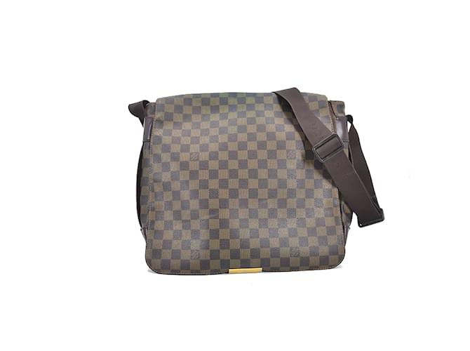 Louis Vuitton Damier Ebene Bastille Messenger Bag N45258 Brown Cloth  ref.994384