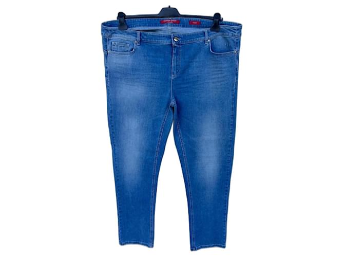 Marina Rinaldi Jeans Azul Algodão  ref.994501