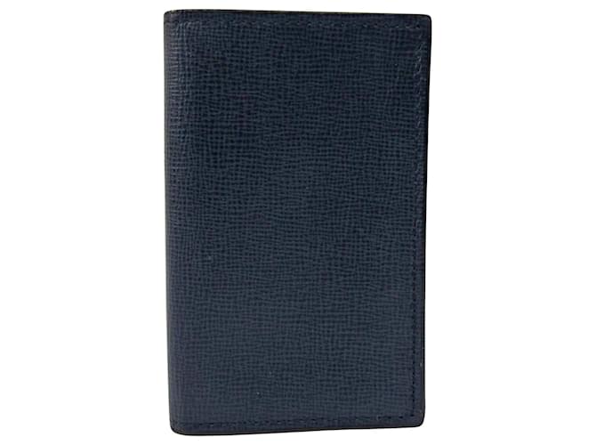 VALEXTRA Navy blue Leather  ref.994632