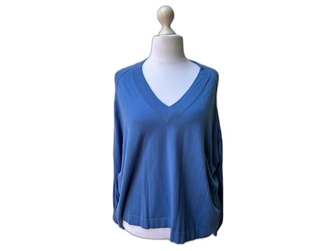 Marina Rinaldi Knitwear Navy blue Wool  ref.994742