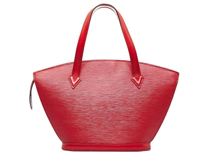 Louis Vuitton Saint Jacques Small Model Shopping Bag in Red EPI