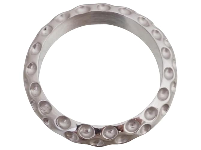 Ring Hermès Silvery Metal  ref.994762