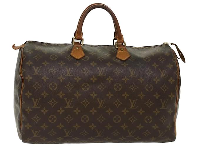 Louis Vuitton Monogram Speedy 40 Hand Bag M41522 LV Auth 47592 Cloth  ref.994855 - Joli Closet