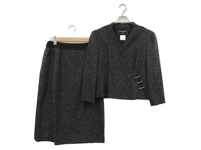 CHANEL cashmere setup Grey Silk ref.994972 - Joli Closet