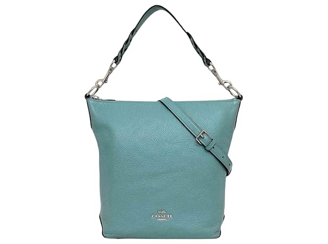 Coach Green Leather  ref.995031