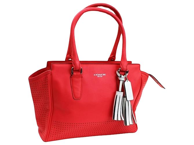 Coach Red Leather  ref.995045