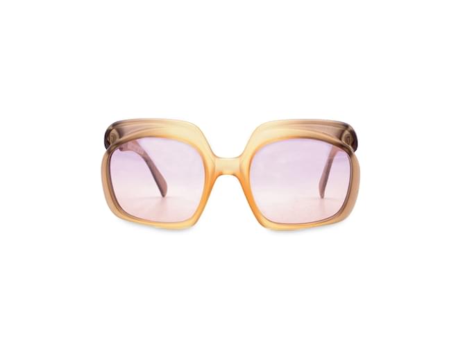 Óculos de sol Christian Dior Laranja Plástico  ref.995293
