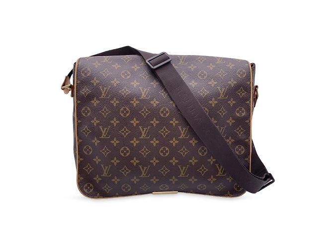 Borsa a tracolla Louis Vuitton Abbesses Messenger GM Marrone