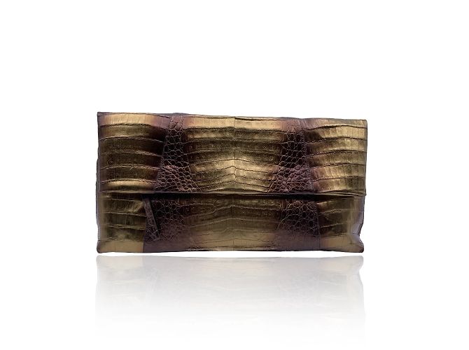 Nancy Gonzalez Clutch-Tasche - Golden