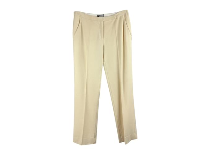 Versace Trousers Beige Wool ref.995533 - Joli Closet