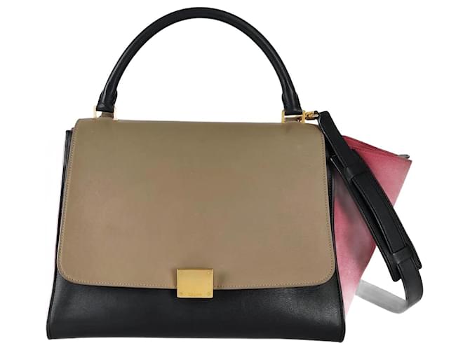 C line Celine Trapeze shoulder bag in multicolored leather