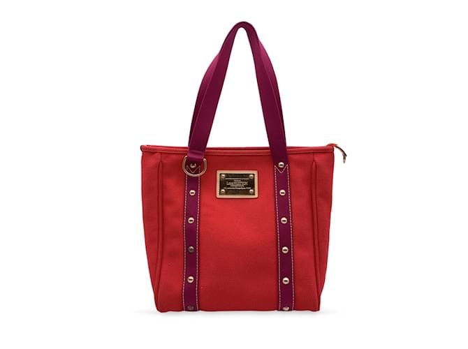 Louis Vuitton Antigua Cabas Gm in Red