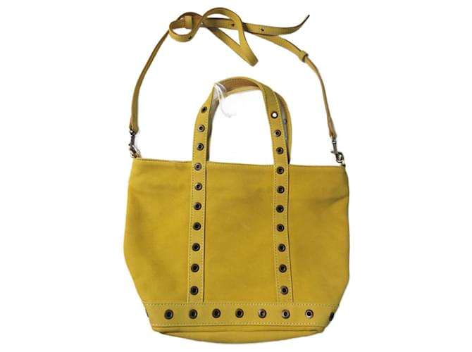 Vanessa Bruno Handbags Yellow Leather  ref.996263