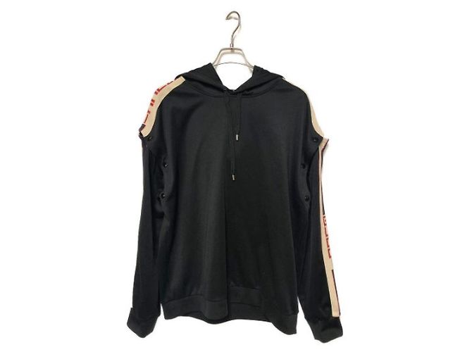 ***GUCCI  technical jersey pullover hoodie Black