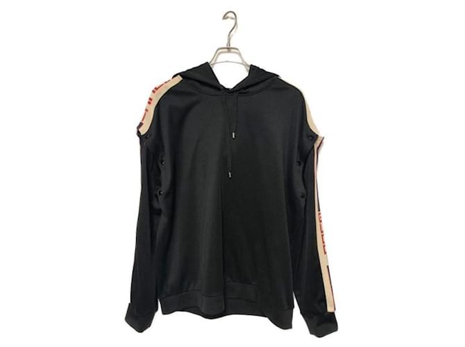 ***GUCCI  technical jersey pullover hoodie Black  ref.996481