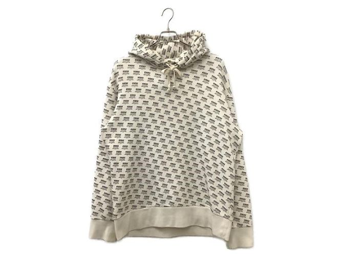 *** GUCCI Mini-Logo-Pullover-Kapuzenpullover Weiß 