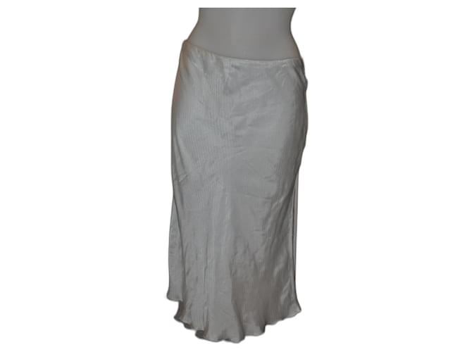 Versace Skirt Grey Viscose Acetate  ref.996718