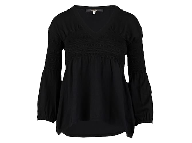 Autre Marque Terre Alte V-neck Sweater Top Black  ref.997093