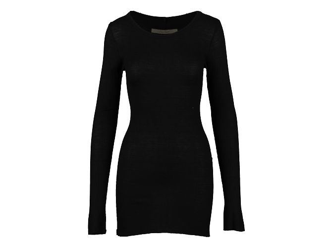 Maglietta lunga di Enza Costa Nero