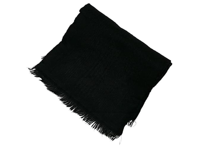 Louis Vuitton Monogram Black Wool  ref.997168