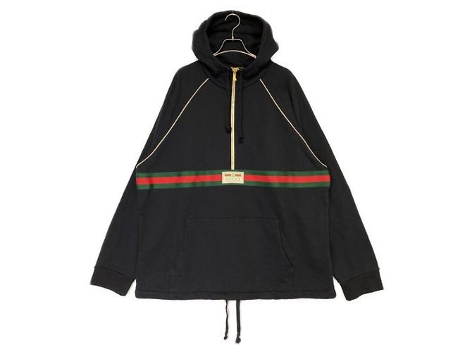 ***FELPE CON ETICHETTA GUCCI WEB E GUCCI Nero