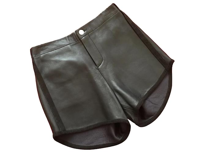 American Retro Pantalones cortos RETRO AMERICANOS T.Cuero M Internacional Negro  ref.997314